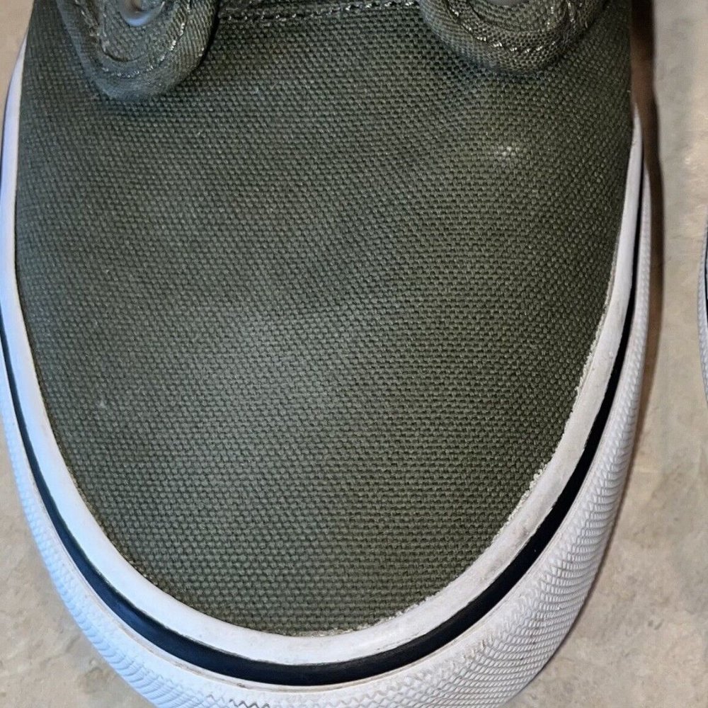 VANS NICE ARMY GREEN LOW SNEAKERS - MENS SZ 9 - Picture 5 of 8